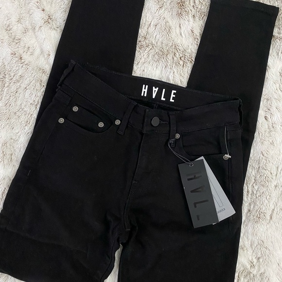 HALE Women Skinny Jeans | Black Skinny Jeans Size 24 | HALE Mid Rise Skinny Jean - Picture 6 of 14